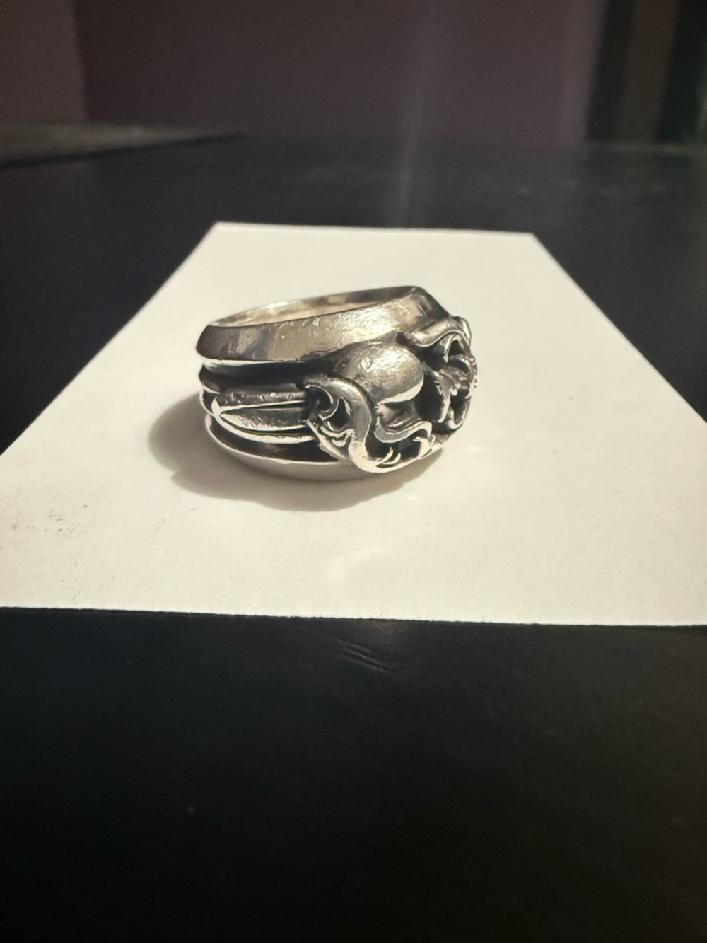 Chrome Hearts Heart Dagger Ring 9.5 US